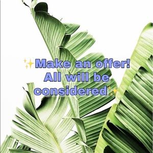 All offers will be considered